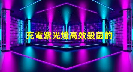 充電紫光燈高效殺菌的秘密武器是什么