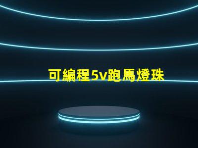 可編程5v跑馬燈珠