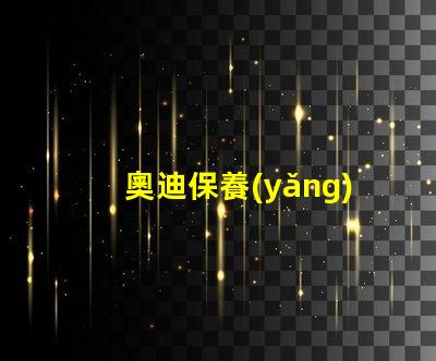 奧迪保養(yǎng)燈歸零了解如何輕松重置保養(yǎng)提醒