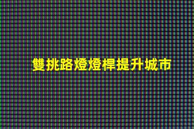 雙挑路燈燈桿提升城市夜景品質(zhì)的選擇