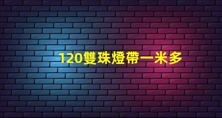 120雙珠燈帶一米多少瓦