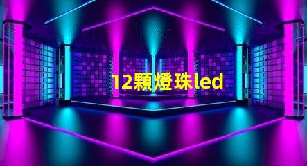 12顆燈珠led