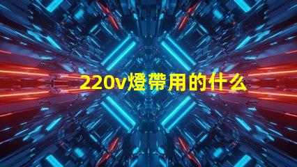 220v燈帶用的什么燈珠