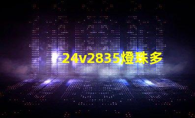 24v2835燈珠多少瓦1米？