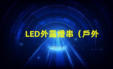 LED外露燈串（戶外裝飾照明首選）