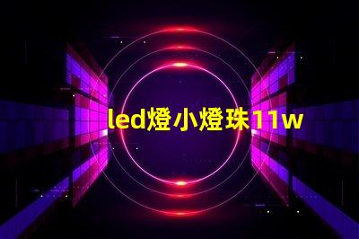 led燈小燈珠11w
