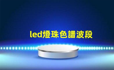 led燈珠色譜波段