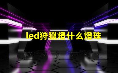 led狩獵燈什么燈珠
