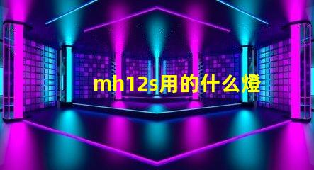 mh12s用的什么燈珠