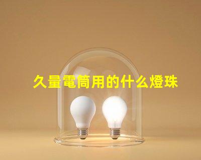 久量電筒用的什么燈珠