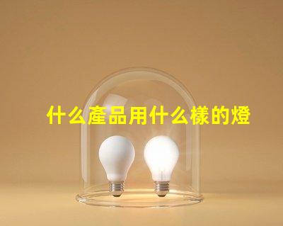 什么產品用什么樣的燈珠