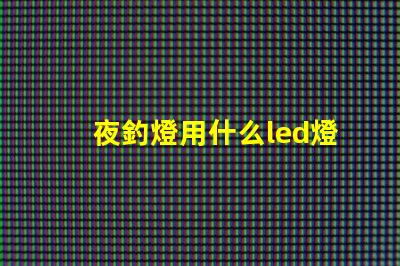 夜釣燈用什么led燈珠