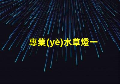 專業(yè)水草燈一般用什么燈珠