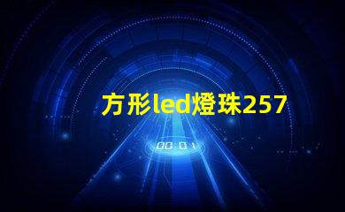 方形led燈珠257LED發光二極管做得好的有那些廠家