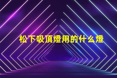 松下吸頂燈用的什么燈珠