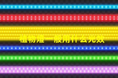 植物燈一般用什么光效燈珠