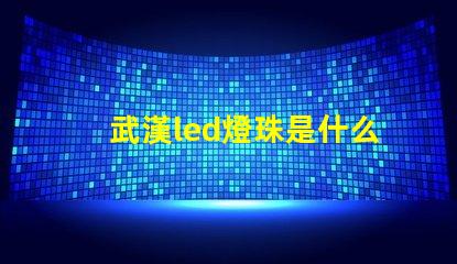 武漢led燈珠是什么