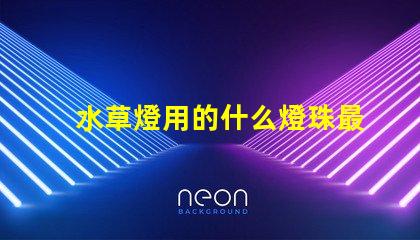 水草燈用的什么燈珠最亮