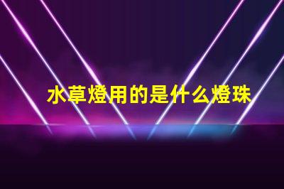 水草燈用的是什么燈珠