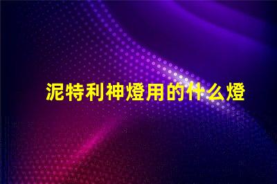 泥特利神燈用的什么燈珠