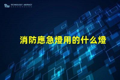 消防應急燈用的什么燈珠