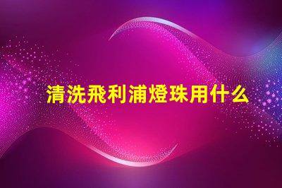 清洗飛利浦燈珠用什么