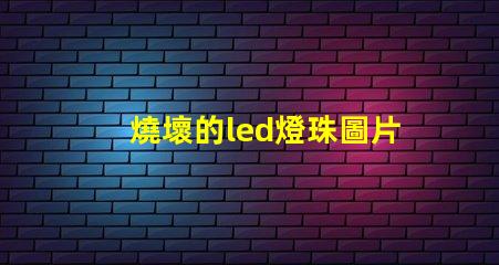 燒壞的led燈珠圖片