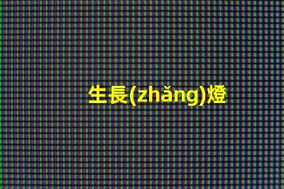生長(zhǎng)燈用什么燈珠