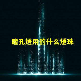 瞳孔燈用的什么燈珠