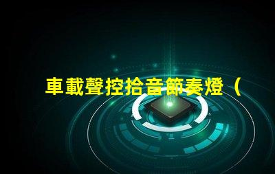 車載聲控拾音節奏燈（為車內音樂增添舞動燈光效果）