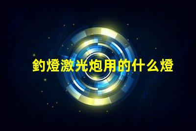 釣燈激光炮用的什么燈珠