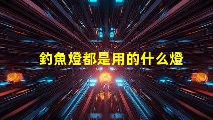 釣魚燈都是用的什么燈珠