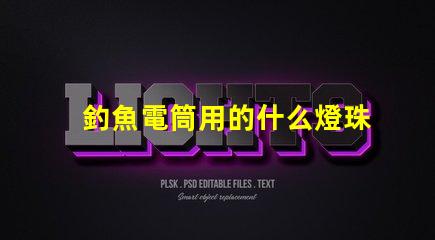 釣魚電筒用的什么燈珠