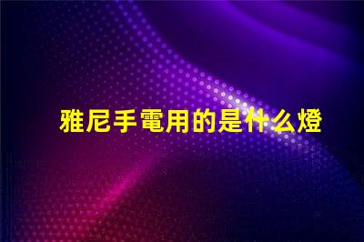 雅尼手電用的是什么燈珠