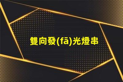 雙向發(fā)光燈串（創(chuàng)意裝飾照明藝術(shù)）