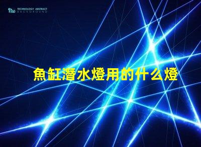 魚缸潛水燈用的什么燈珠