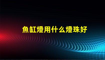 魚缸燈用什么燈珠好